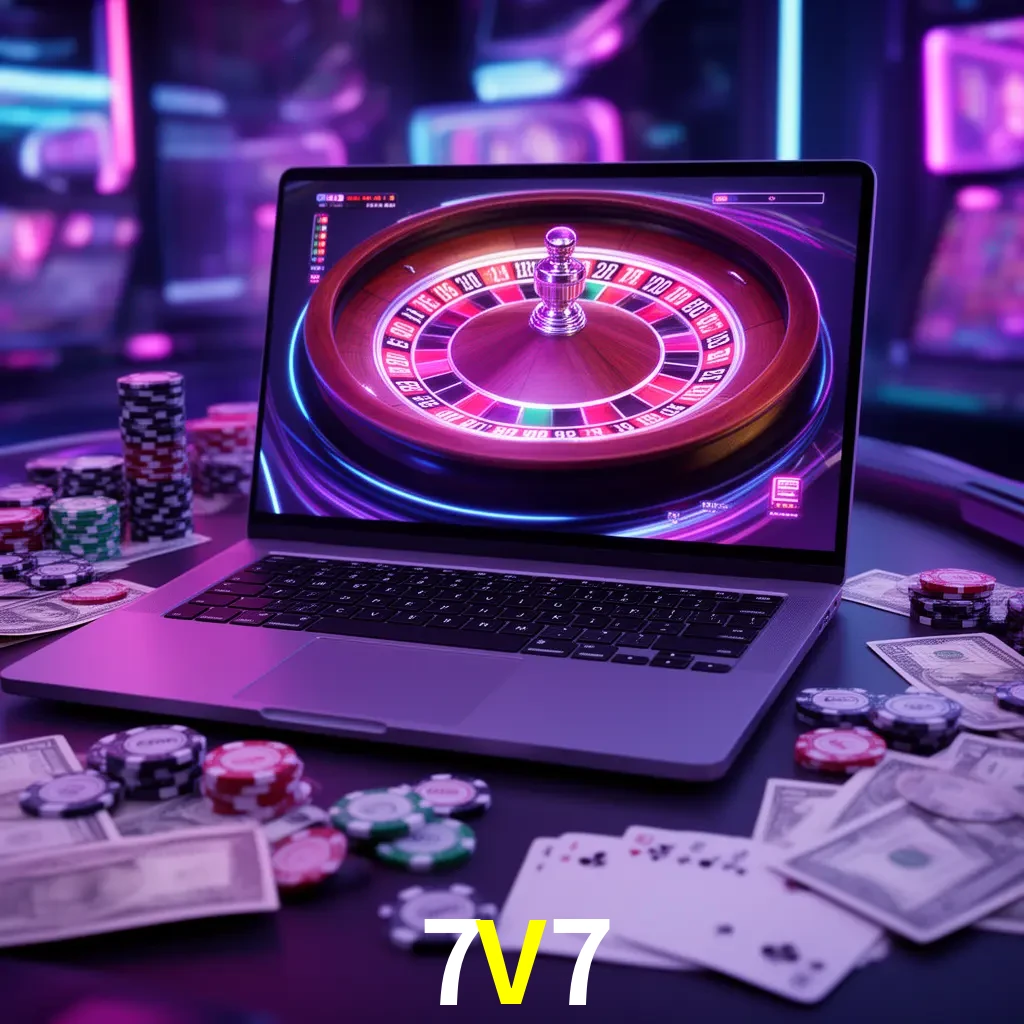 Centro móvil 7V7 con casino, cajero, bonos, app y acceso de cuenta para México
